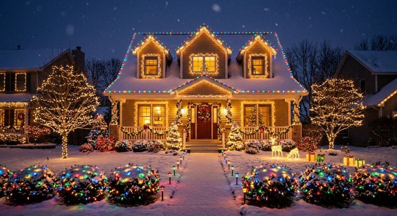 Christmas Lights Installation in Kansas City, KS