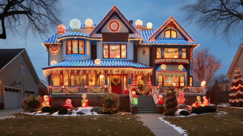 Xmas Lights Installation in Kansas City, MO