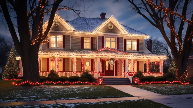 Xmas Lights Installation in Overland Park, KS
