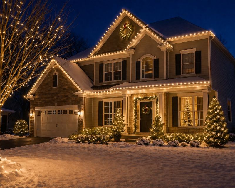 Xmas Lights Installation in Alpharetta, GA